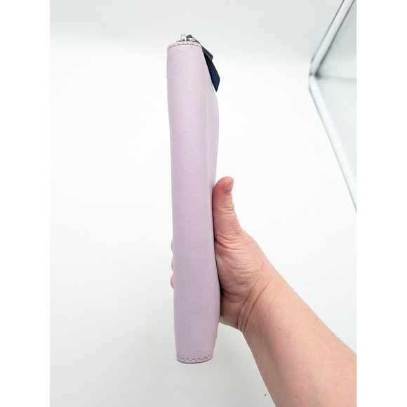 Kate Spade Cameron Zip Around Wallet Continental Saffiano Leather Lavender NWOT - Picture 9 of 9